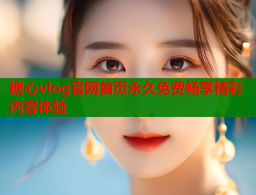 糖心vlog官网首页永久免费畅享精彩内容体验  第1张