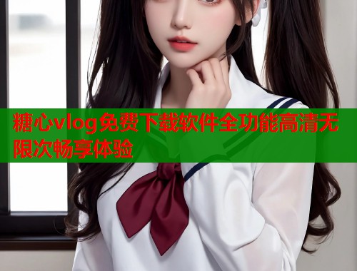 糖心vlog免费下载软件全功能高清无限次畅享体验  第1张