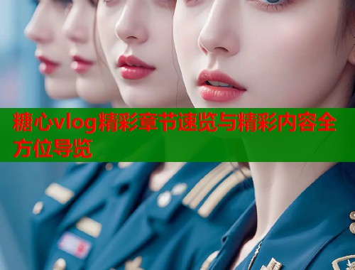 糖心vlog精彩章节速览与精彩内容全方位导览  第1张